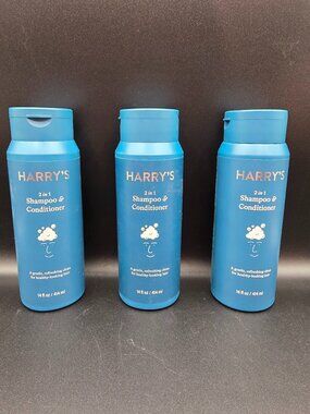 Harry’s 2-in-1 Shampoo & Conditioner 3-Pack – 14oz Each – NIP